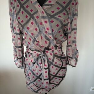 Diane von Furstenberg Wrap Blouse